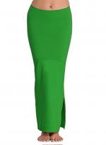 Lycra Light Green Casual Wear Plain Shapewear